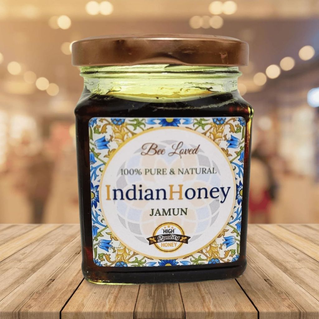 IndianHoney Jamun Natural Honey A Flavorful Blend Packed With Nutrients For Everyday Use