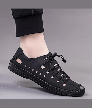 ROBBIE JONES - Black Men's Sandals