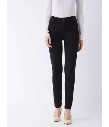 Miss Chase - Black Denim Slim Fit Women's Jeans ( Pack of 1 )