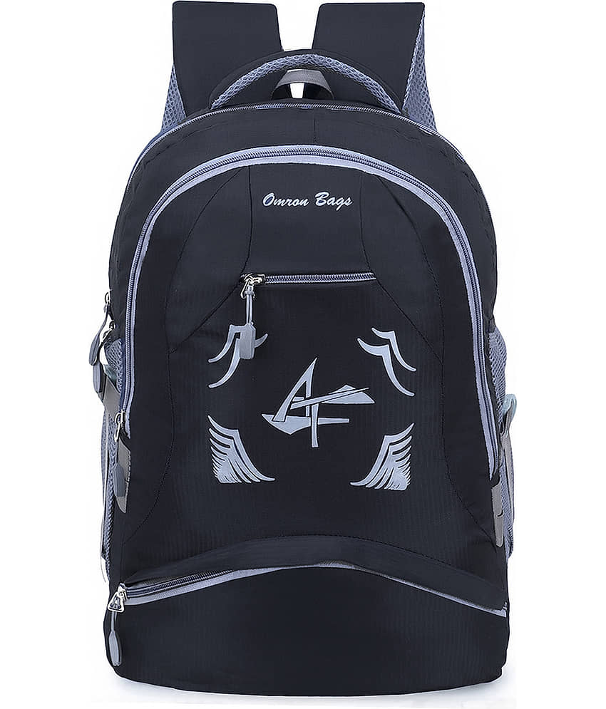 OMRON BAGS 40 Ltrs Black Laptop Bags