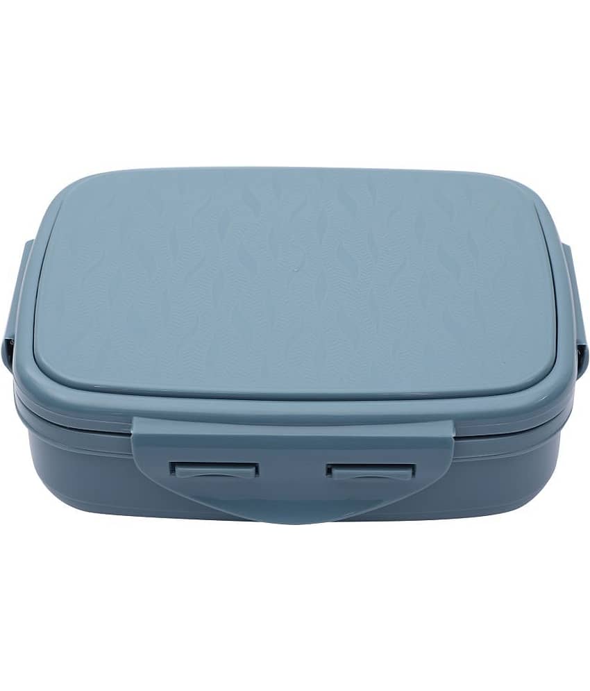 Jaypee - Light Blue Stainless Steel Insulated Lunch Box ( Pack of 1 )