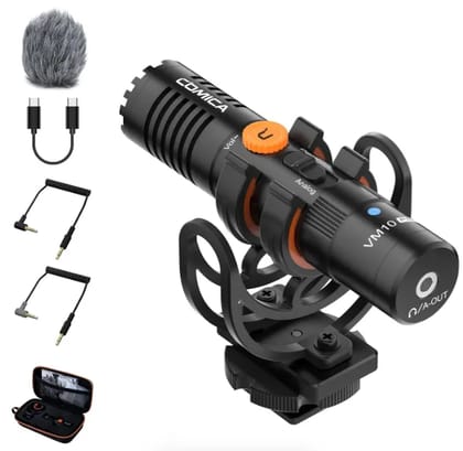 (Refurbished) Comica VM10 PRO - Mini Super Cardioid Digital Shotgun Microphone (Refurbished) Comica VM10 PRO - Mini Super Cardioid Digital Shotgun Microphone