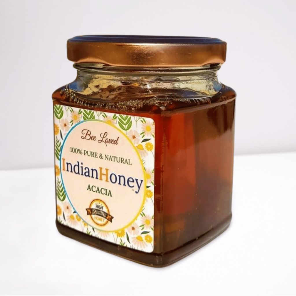 IndianHoney Enjoy The Golden Goodness Of Acacia Natural Honey For A Delicious And Nutritious Treat
