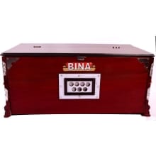 BINA Tarang 3.25 Octave Double Reeds 5 Stopper Double Bellow Harmonium