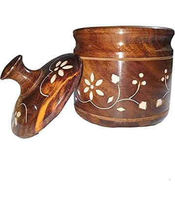 SWH - Brown Wooden Utility Container ( Pack of 1 )