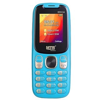 MTR Erica (Dual SIM, 1.77 Inch Display, 1100mAh Battery, Light Blue)