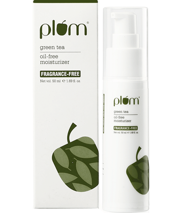 Plum Green Tea Oil-Free Face Moisturizer | Soothes & Fights Acne| Non-Sticky & Light (50 ml)