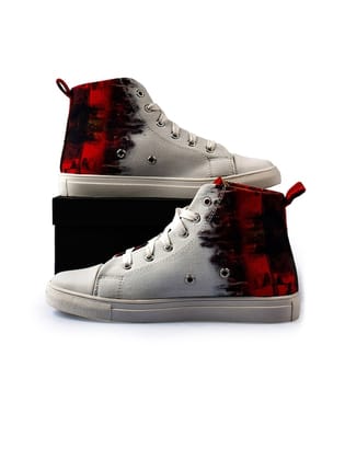 Women Printed Sweat Absorption Lightweight Abrasion Slip Resistant Canvas Sneakers