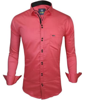 X-men 100 Percent Cotton Pink Solids Shirt