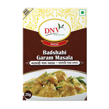DNV Foods Badshahi Garam Masala Box, 25 gm