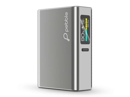 Pebble Rapid Qube 22.5W Fast Charging Power Bank, Compact & Sleek, Digital Display, Type-C Input, 10-Way Circuit Protection Pebble Rapid Qube 22.5W Fast Charging Power Bank, Compact & Sleek, Digital Display, Type-C Input, 10-Way Circuit Protection