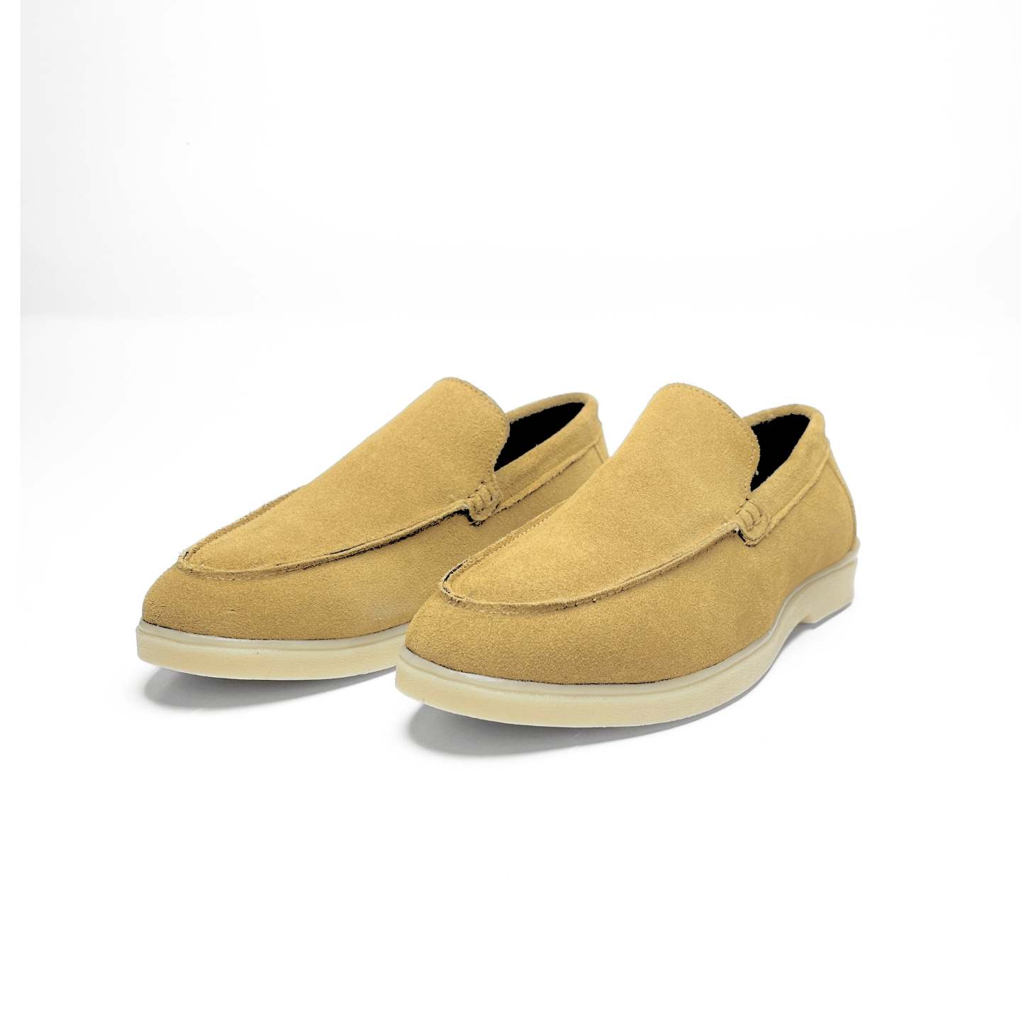 Old Money Suede Leather Loafers (Tan)-7