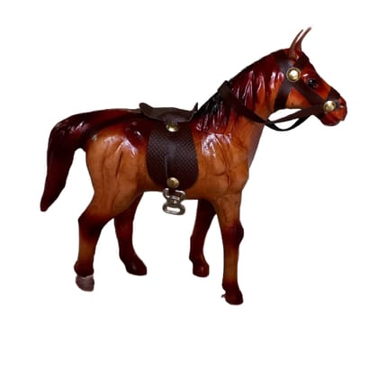 Leather Wooden & Wrought Iron Handmade Toy (6 Inch)