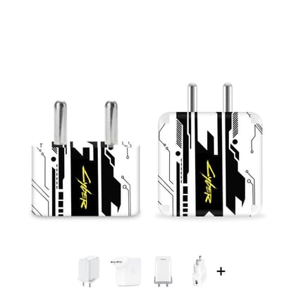 Cyber White Charger Skin