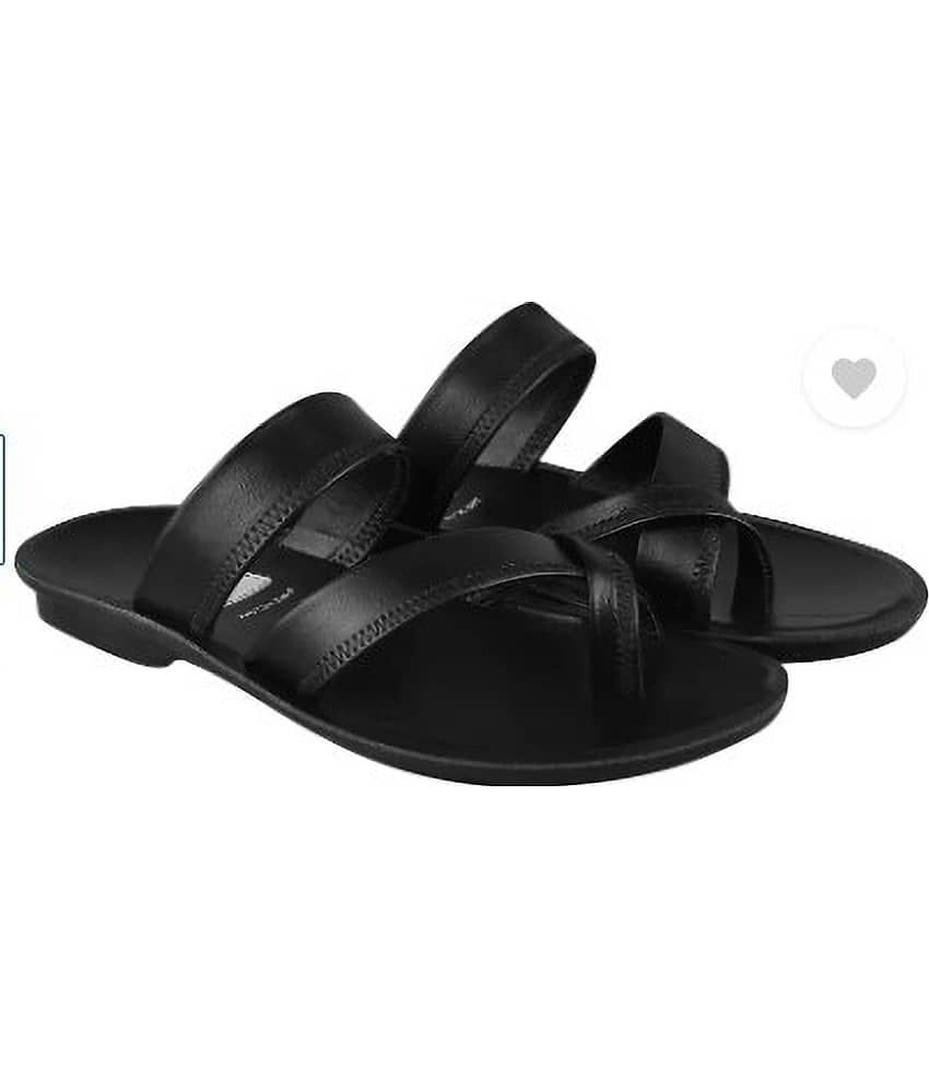 PUPINE Black Men's Thong Flip Flop
