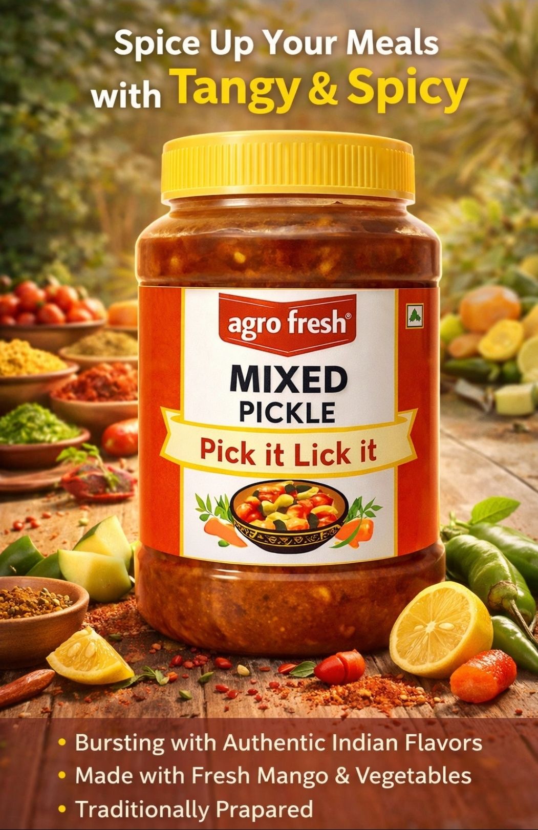 Agro fresh Mixed pickle
