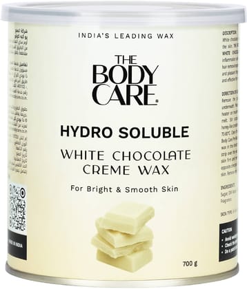 The Body Care Hydro Soluble White Chocolate Creme Wax, 700gm, (Pack of 1)