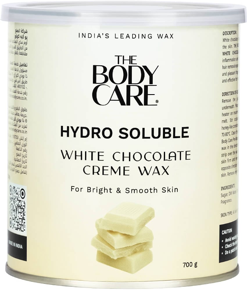 The Body Care Hydro Soluble White Chocolate Creme Wax, 700gm, (Pack of 1)
