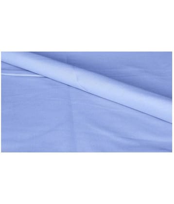 Makhanchor Blue 100 Percent Cotton Unstitched Shirt pc Single