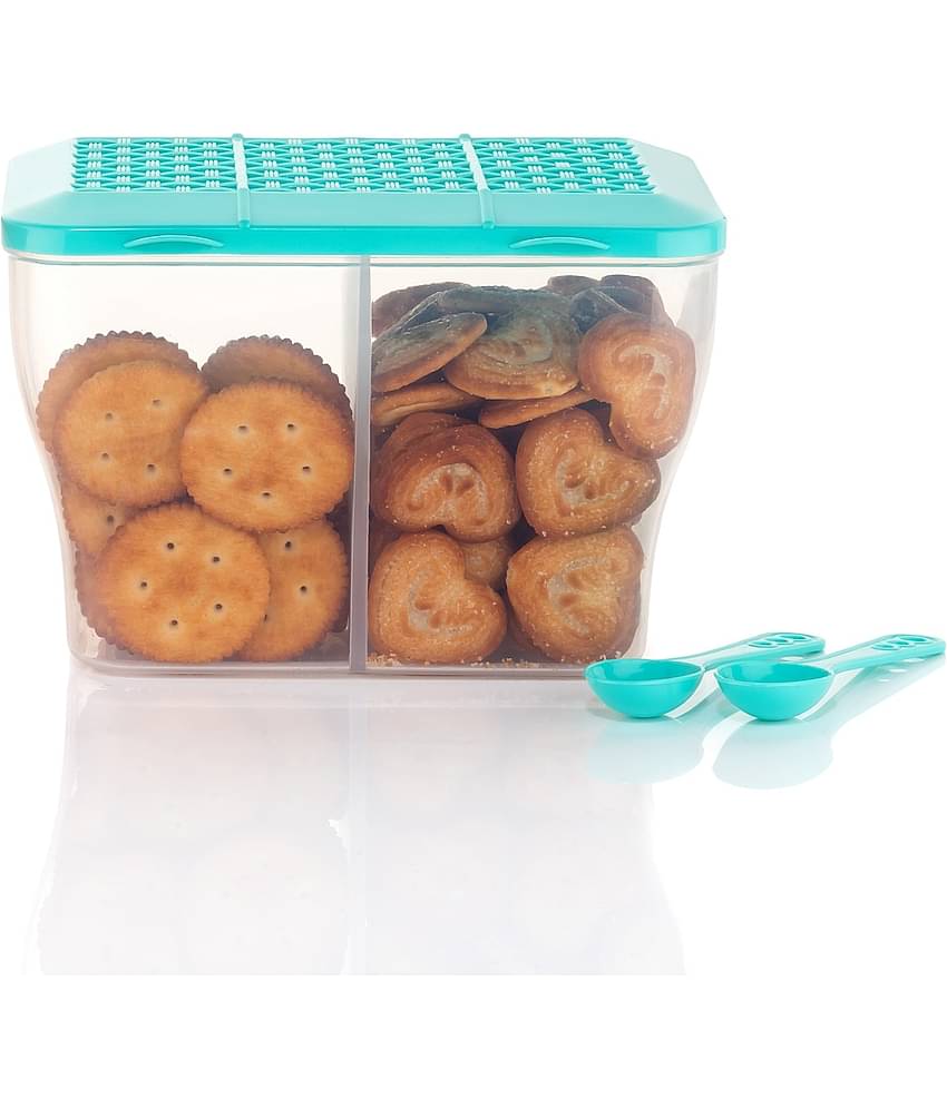 MAGICSPOON Food Container Plastic Teal Food Container ( Set of 1 )