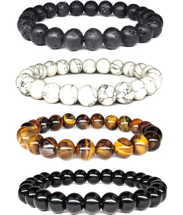 DAIVYA WELLNESS - Multicolor Bracelet ( Pack of 4 )