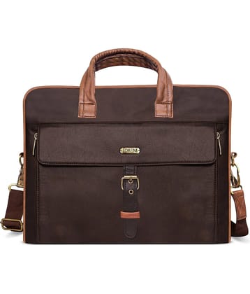 Lorem Brown Solid Messenger Bag