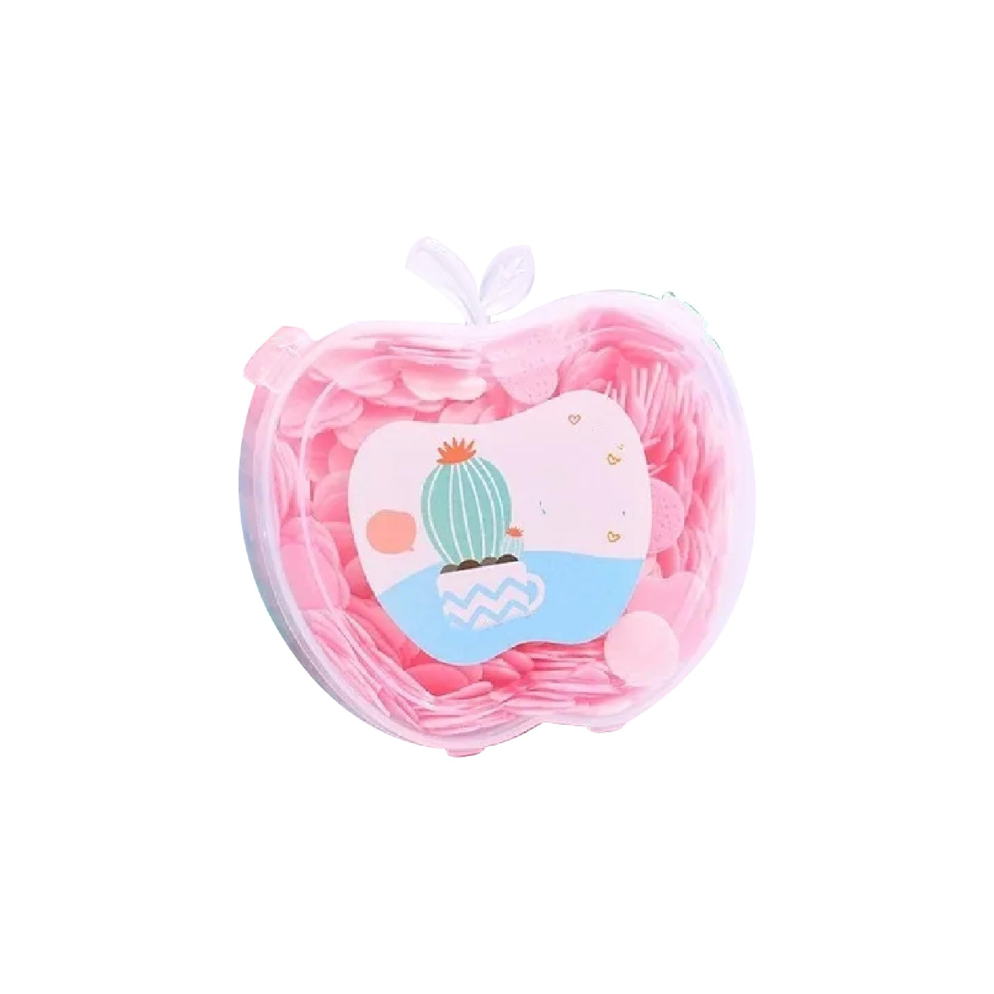 DHRUVINSRI Travel Paper soap Sheets Apple Shape Disposable Paper Soap Flakes Hand Cleaning Hand Toilet Paper Hand Foot Care Cleaners Washing (Mix Color)