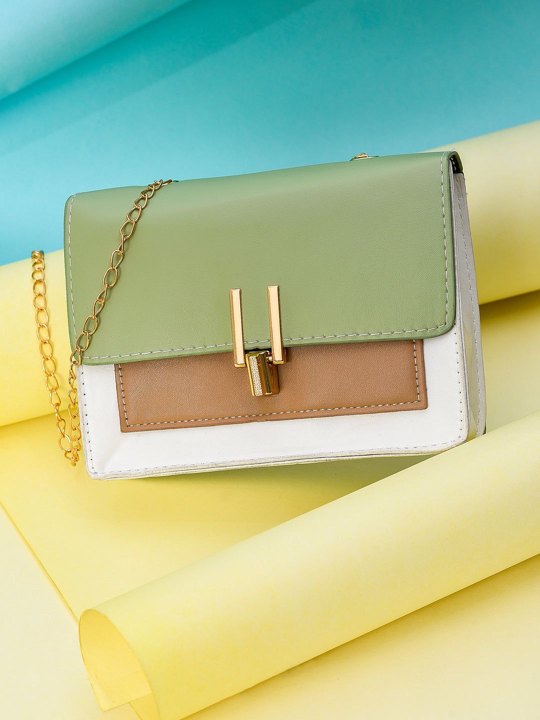Forest Mosaic Multicolor Mini Bag-Satchel