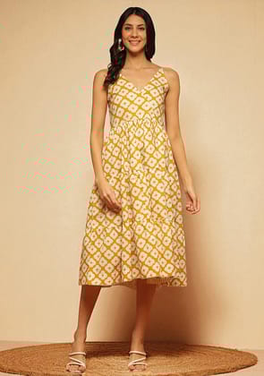 Golden Flair dress-XS