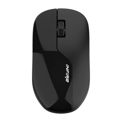 iNFiRe Blaze Wireless mouse with 1200 DPI, High accuracy, Ergonomic design 2.4GHz Wireless Optical Mouse-Black