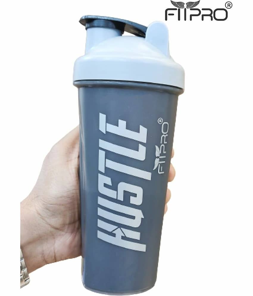 FitPro Plastic Grey 700 mL Shaker ( Pack of 1 )