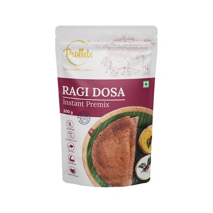 Prollets Ragi Dosa Instant Premix (200g) | Finger Millet | Calcium Rich