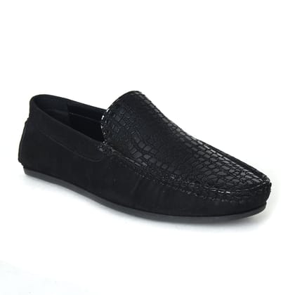 Kolapuri Centre Men's Black Loafer Shoes-9
