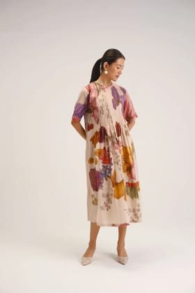 Cherimoya Pinktucks Dress-XXS