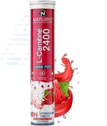 NATURYZ L Carnitine L Tartrate 2400 mg, Energy & Endurance, Performance & Recovery - 15 Tablets
