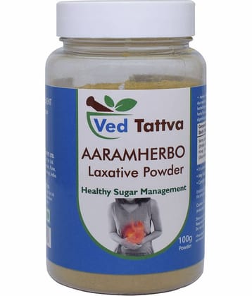 Ved Tattva Aaram Herbo Laxative Powder 100 Gm Pack of 1