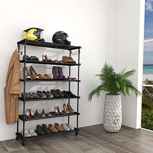 TNT THE NEXT TREND Sturdy Multipurpose Steel Shoe/chappal/Book/Clothes Rack/Stand/For Home