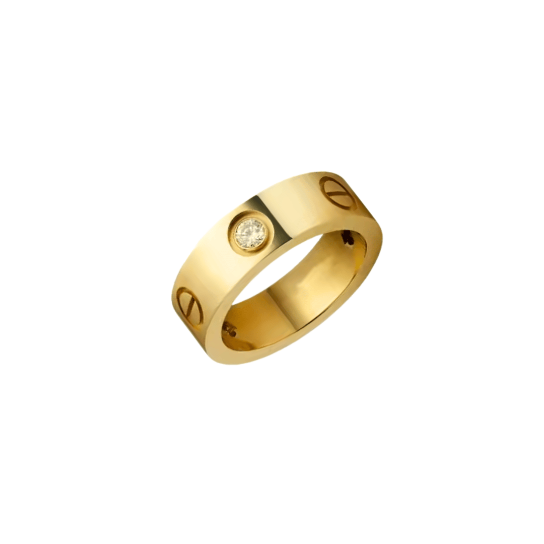 TITAN RING - 18K GOLD-PLATED-5/6