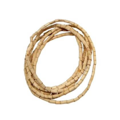 MAYAPURI Tulsi Mala/Tulsi Kanthi Mala 2 Round Neckless For Men & Women, Brown Color (Pack of 3)