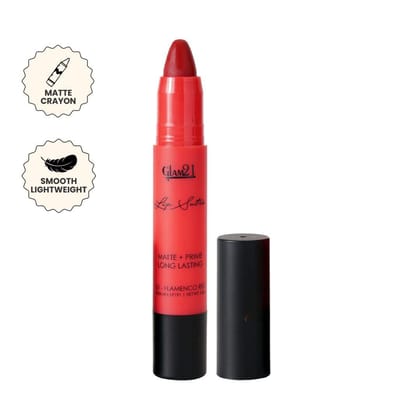 Lip Sutra Non- Transfer Crayon Lipstick-Flamenco Red
