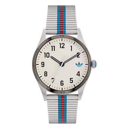 Adidas Originals White Dial Unisex Analog Watch - AOSY23531-White