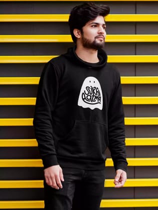 Sukhiaatma Logo BLK - Sukhiaatma Unisex Graphic Printed Hoodie-S-39