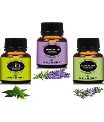 Earth N Pure - Rosemary Essential Oil 15 mL ( Pack of 3 )