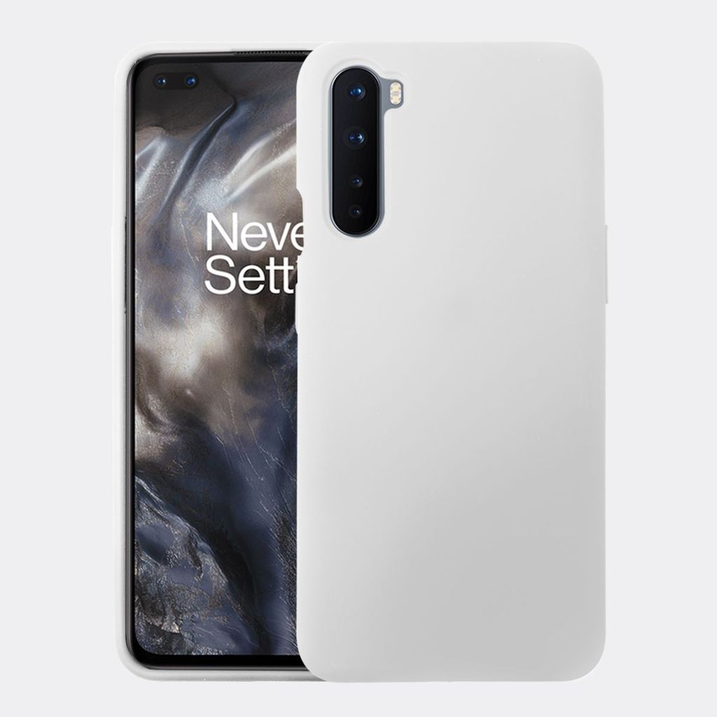 LIRAMARK Liquid Silicone Soft Back Cover Case for OnePlus Nord