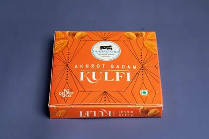 Akhrod Badam Slice Kulfi