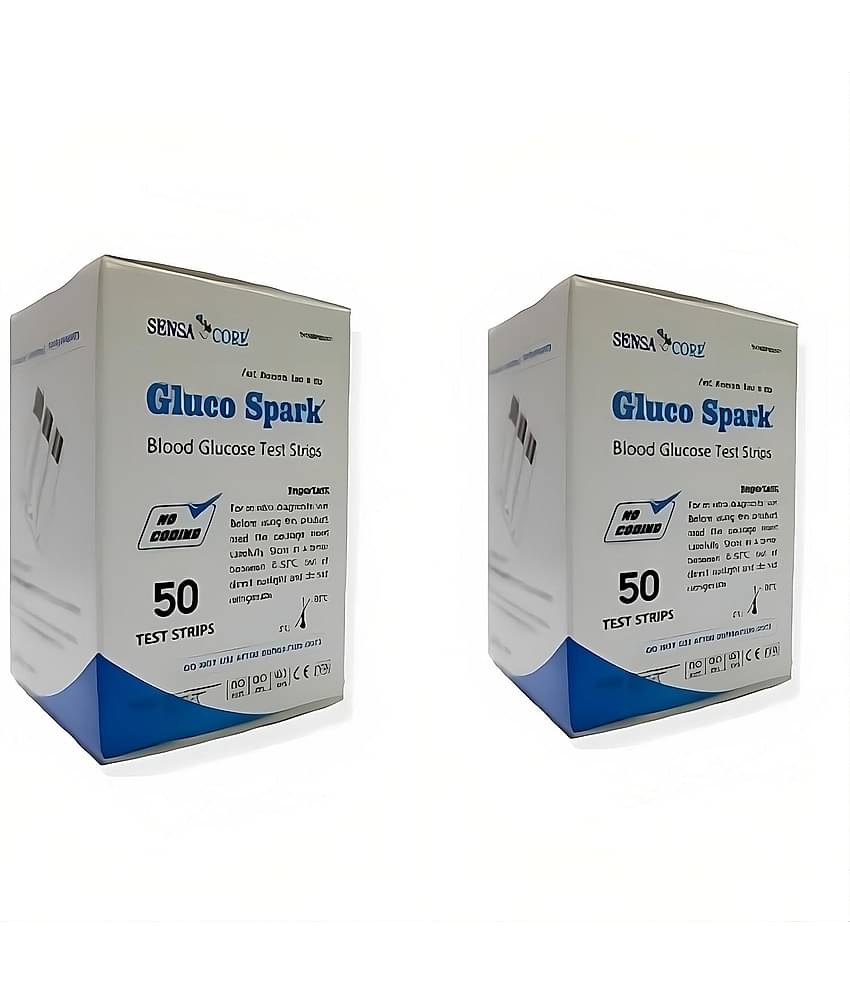 Gluco Spark Spark50X2 100 Test Strips