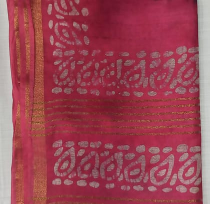 Maroon Saree