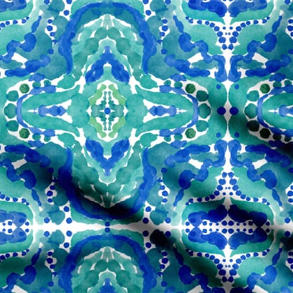 Night forest-Organza Satin