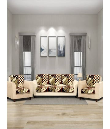 BELLA TRUE 5 Seater Black Velvet Set of 6 Seat Cover