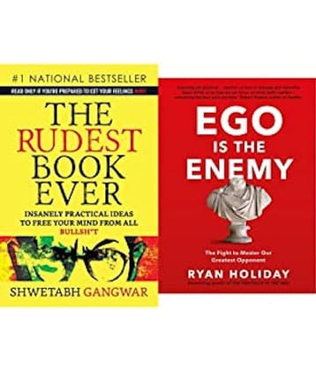 The Rudest Book Ever + Ego is the Enemy Books Combo